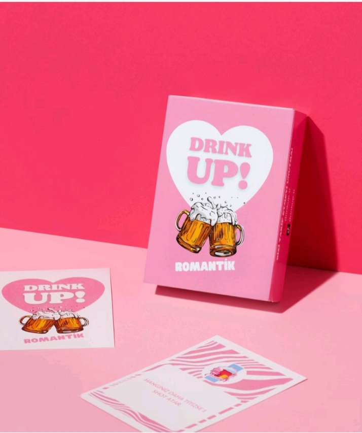 DRINK UP ROMANTİK KART OYUNU